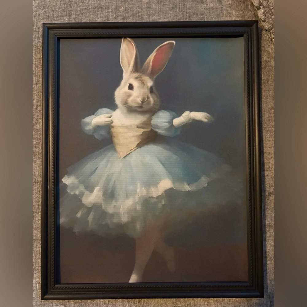 FRAMED 8x10” BALLERINA PRINT